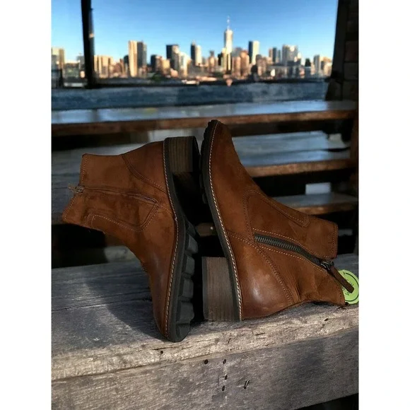 Paul Green Diego Boot Cognac Nubuck at  (US Women's 9) M - Picture 3 of 8